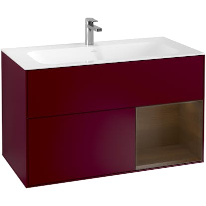 Tvättställsskåp Villeroy & Boch Finion med 2 Lådor och Hylla för Inbyggt Tvättställ