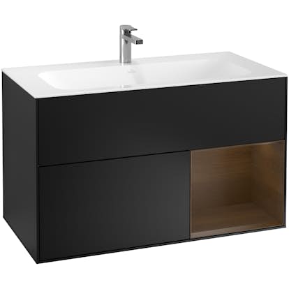 Tvättställsskåp Villeroy & Boch Finion med 2 Lådor och Hylla för Inbyggt Tvättställ