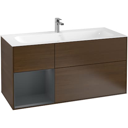 Tvättställsskåp Villeroy & Boch Finion med 3 Lådor och Hylla för Inbyggt Tvättställ