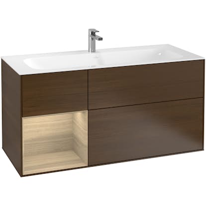 Tvättställsskåp Villeroy & Boch Finion med 3 Lådor och Hylla för Inbyggt Tvättställ