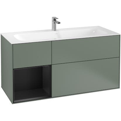 Tvättställsskåp Villeroy & Boch Finion med 3 Lådor och Hylla för Inbyggt Tvättställ