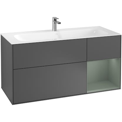 Tvättställsskåp Villeroy & Boch Finion med 3 Lådor och Hylla för Inbyggt Tvättställ