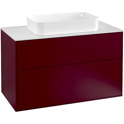 Tvättställsskåp Villeroy & Boch Finion med 2 Lådor och Bänkskiva för Fristående Tvättställ