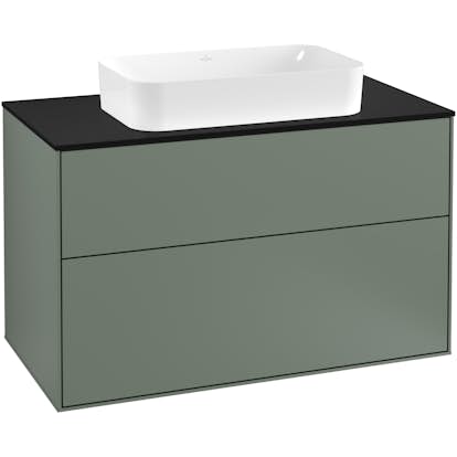 Tvättställsskåp Villeroy & Boch Finion med 2 Lådor och Bänkskiva för Fristående Tvättställ