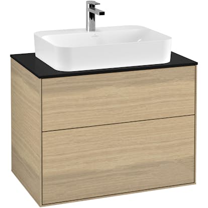 Tvättställsskåp Villeroy & Boch Finion med 2 Lådor och Bänkskiva för Ytmonterat Tvättställ