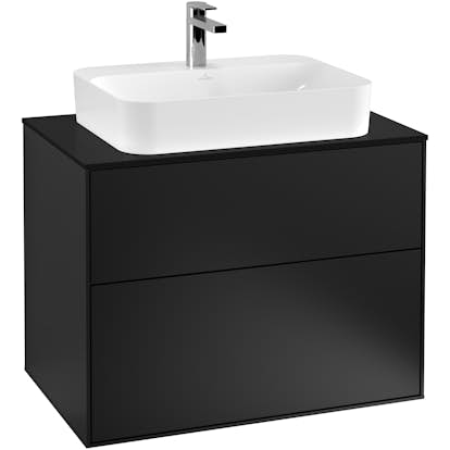 Tvättställsskåp Villeroy & Boch Finion med 2 Lådor och Bänkskiva för Ytmonterat Tvättställ