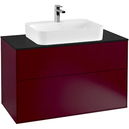 Tvättställsskåp Villeroy & Boch Finion med 2 Lådor och Bänkskiva för Ytmonterat Tvättställ