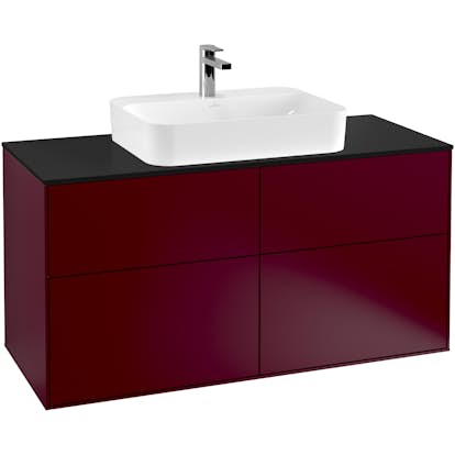 Tvättställsskåp Villeroy & Boch Finion med 4 Lådor och Bänkskiva för Ytmonterat Tvättställ