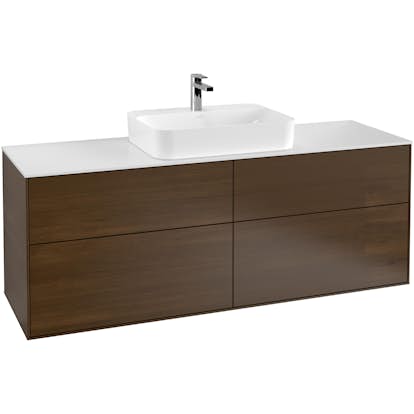 Tvättställsskåp Villeroy & Boch Finion med 4 Lådor och Bänkskiva för Ytmonterat Tvättställ