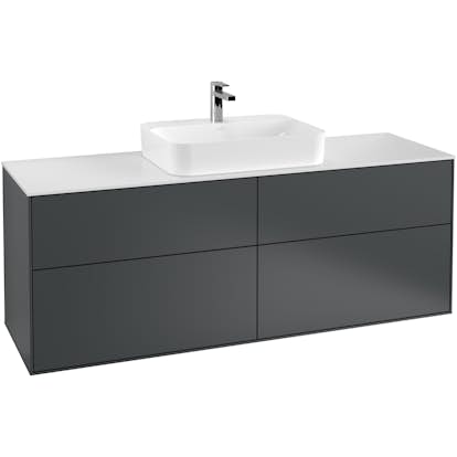 Tvättställsskåp Villeroy & Boch Finion med 4 Lådor och Bänkskiva för Ytmonterat Tvättställ