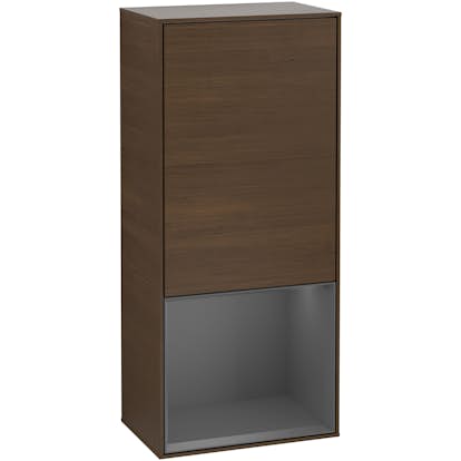 Väggskåp Villeroy & Boch Finion med 1 Dörr och Öppen Hylla Nere 418 mm