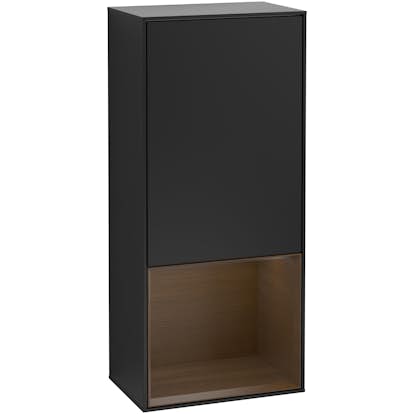 Väggskåp Villeroy & Boch Finion med 1 Dörr och Öppen Hylla Nere 418 mm