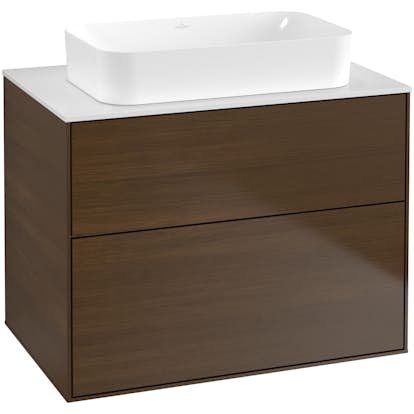 Tvättställsskåp Villeroy & Boch Finion med 2 Lådor och Bänkskiva för Fristående Tvättställ