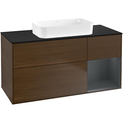Tvättställsskåp Villeroy & Boch Finion med 3 Lådor Hylla och Bänkskiva för Fristående Tvättställ