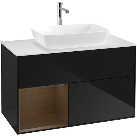 Tvättställsskåp Villeroy & Boch Finion med 2 Lådor Hylla och Bänkskiva för Fristående Tvättställ från Artis & Collaro
