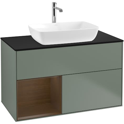 Tvättställsskåp Villeroy & Boch Finion med 2 Lådor Hylla och Bänkskiva för Fristående Tvättställ från Artis & Collaro