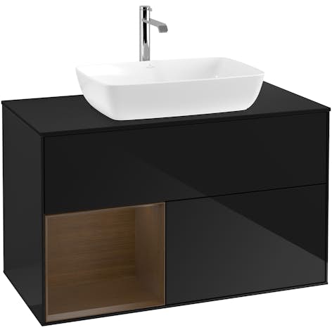 Tvättställsskåp Villeroy & Boch Finion med 2 Lådor Hylla och Bänkskiva för Fristående Tvättställ från Artis & Collaro