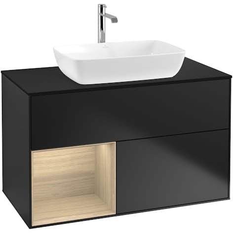 Tvättställsskåp Villeroy & Boch Finion med 2 Lådor Hylla och Bänkskiva för Fristående Tvättställ från Artis & Collaro