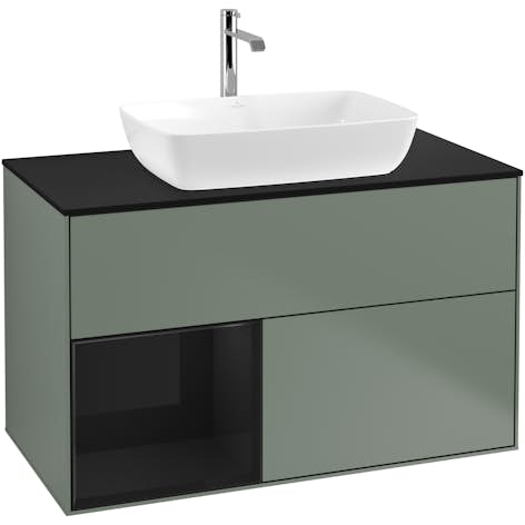 Tvättställsskåp Villeroy & Boch Finion med 2 Lådor Hylla och Bänkskiva för Fristående Tvättställ från Artis & Collaro