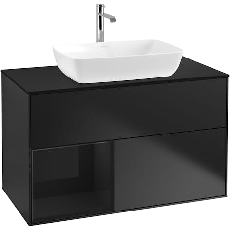 Tvättställsskåp Villeroy & Boch Finion med 2 Lådor Hylla och Bänkskiva för Fristående Tvättställ från Artis & Collaro