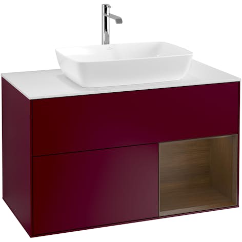 Tvättställsskåp Villeroy & Boch Finion med 2 Lådor Hylla och Bänkskiva för Fristående Tvättställ från Artis & Collaro
