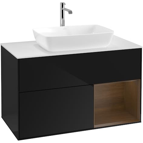 Tvättställsskåp Villeroy & Boch Finion med 2 Lådor Hylla och Bänkskiva för Fristående Tvättställ från Artis & Collaro
