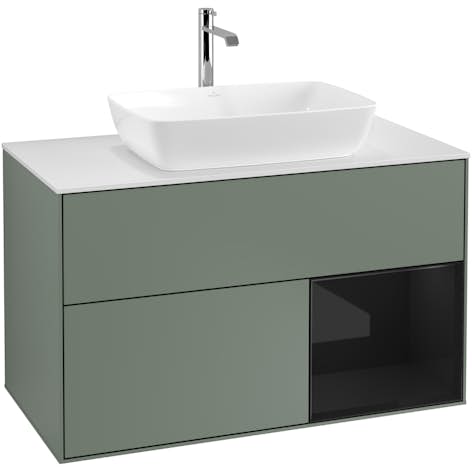 Tvättställsskåp Villeroy & Boch Finion med 2 Lådor Hylla och Bänkskiva för Fristående Tvättställ från Artis & Collaro