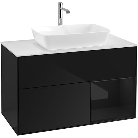 Tvättställsskåp Villeroy & Boch Finion med 2 Lådor Hylla och Bänkskiva för Fristående Tvättställ från Artis & Collaro
