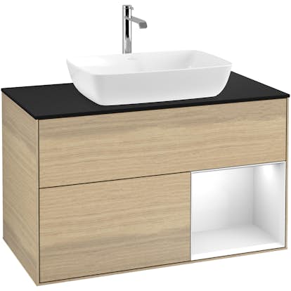Tvättställsskåp Villeroy & Boch Finion med 2 Lådor Hylla och Bänkskiva för Fristående Tvättställ från Artis & Collaro