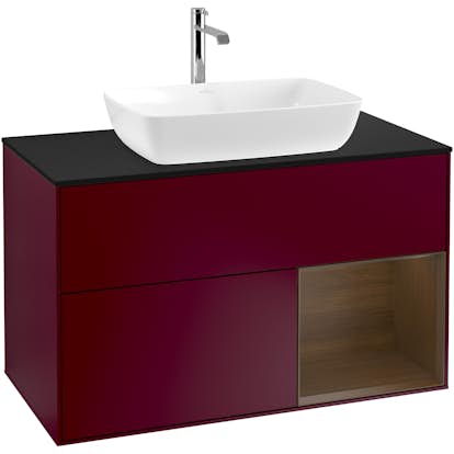 Tvättställsskåp Villeroy & Boch Finion med 2 Lådor Hylla och Bänkskiva för Fristående Tvättställ från Artis & Collaro