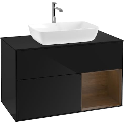 Tvättställsskåp Villeroy & Boch Finion med 2 Lådor Hylla och Bänkskiva för Fristående Tvättställ från Artis & Collaro
