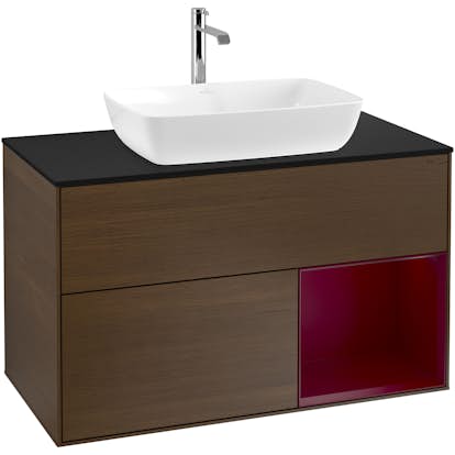Tvättställsskåp Villeroy & Boch Finion med 2 Lådor Hylla och Bänkskiva för Fristående Tvättställ från Artis & Collaro