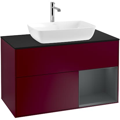 Tvättställsskåp Villeroy & Boch Finion med 2 Lådor Hylla och Bänkskiva för Fristående Tvättställ från Artis & Collaro