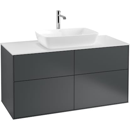 Tvättställsskåp Villeroy & Boch Finion med 4 Lådor och Bänkskiva för Fristående Tvättställ från Artis & Collaro