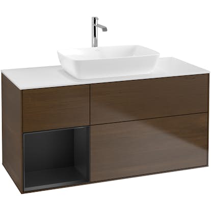 Tvättställsskåp Villeroy & Boch Finion med 3 Lådor Hylla och Bänkskiva för Fristående Tvättställ från Artis & Collaro