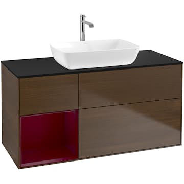 Tvättställsskåp Villeroy & Boch Finion med 3 Lådor Hylla och Bänkskiva för Fristående Tvättställ från Artis & Collaro