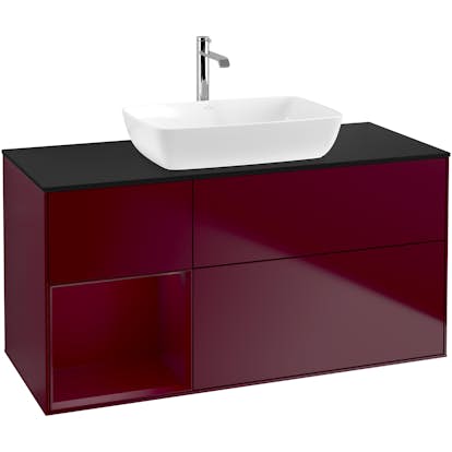 Tvättställsskåp Villeroy & Boch Finion med 3 Lådor Hylla och Bänkskiva för Fristående Tvättställ från Artis & Collaro