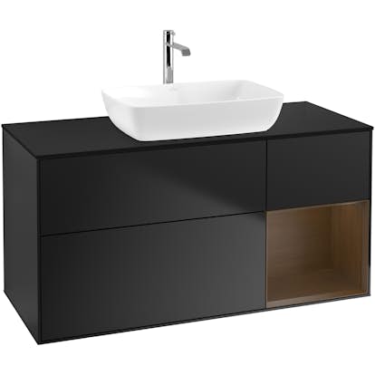 Tvättställsskåp Villeroy & Boch Finion med 3 Lådor Hylla och Bänkskiva för Fristående Tvättställ från Artis & Collaro