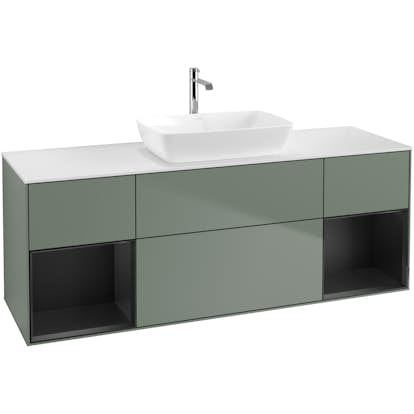 Tvättställsskåp Villeroy & Boch Finion med Två Hyllor och Bänkskiva för Fristående Tvättställ från Artis & Collaro