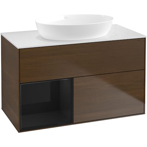 Tvättställsskåp Villeroy & Boch Finion med 2 Lådor Hylla och Bänkskiva för Fristående Tvättställ från Artis & Collaro