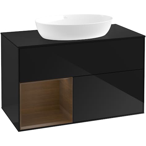 Tvättställsskåp Villeroy & Boch Finion med 2 Lådor Hylla och Bänkskiva för Fristående Tvättställ från Artis & Collaro