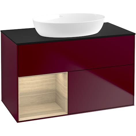 Tvättställsskåp Villeroy & Boch Finion med 2 Lådor Hylla och Bänkskiva för Fristående Tvättställ från Artis & Collaro
