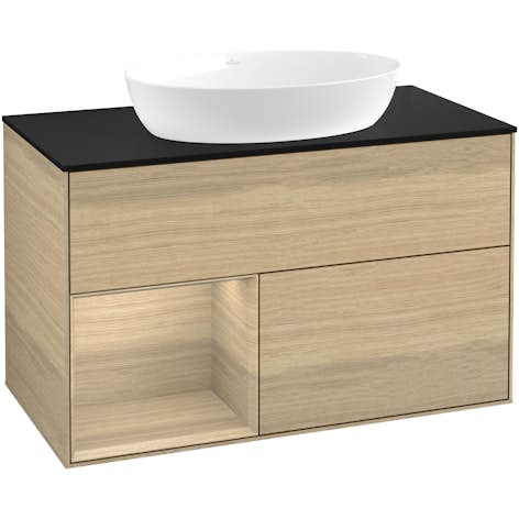 Tvättställsskåp Villeroy & Boch Finion med 2 Lådor Hylla och Bänkskiva för Fristående Tvättställ från Artis & Collaro