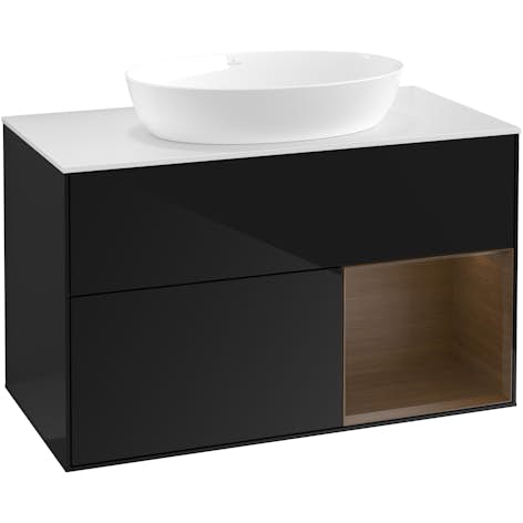 Tvättställsskåp Villeroy & Boch Finion med 2 Lådor Hylla och Bänkskiva för Fristående Tvättställ från Artis & Collaro