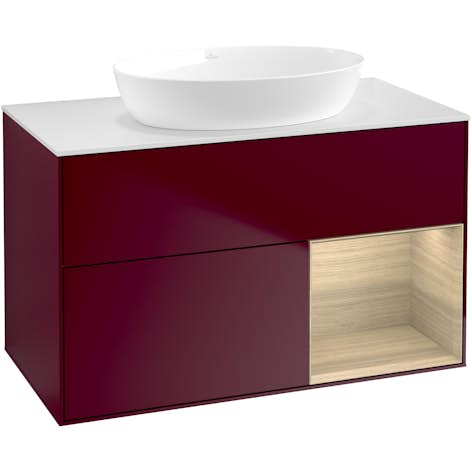 Tvättställsskåp Villeroy & Boch Finion med 2 Lådor Hylla och Bänkskiva för Fristående Tvättställ från Artis & Collaro