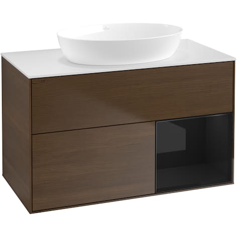 Tvättställsskåp Villeroy & Boch Finion med 2 Lådor Hylla och Bänkskiva för Fristående Tvättställ från Artis & Collaro