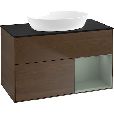 Tvättställsskåp Villeroy & Boch Finion med 2 Lådor Hylla och Bänkskiva för Fristående Tvättställ från Artis & Collaro