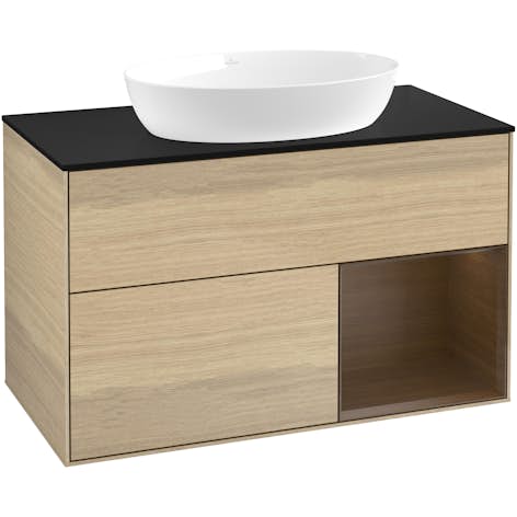 Tvättställsskåp Villeroy & Boch Finion med 2 Lådor Hylla och Bänkskiva för Fristående Tvättställ från Artis & Collaro