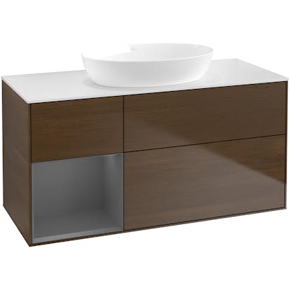 Tvättställsskåp Villeroy & Boch Finion med 3 Lådor Hylla och Bänkskiva för Fristående Tvättställ från Artis & Collaro