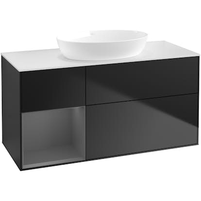 Tvättställsskåp Villeroy & Boch Finion med 3 Lådor Hylla och Bänkskiva för Fristående Tvättställ från Artis & Collaro